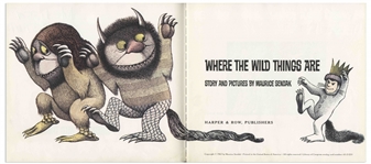 Rare First Printing of ''Where the Wild Things Are'' by Maurice Sendak, With First Printing Dust Jacket, Published November 1963